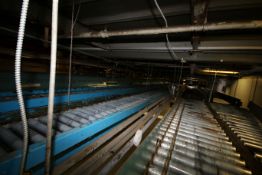 Section of Hytrol and Other Case Conveyor, Including Straight Sections, and Curved Sections,