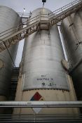Aprox. 23,500 Gal. Carbon Steel Insulated Edible Oil Storage Silo, with Heating Coils, with Cat Walk