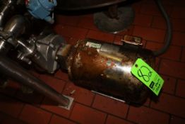 Fristam 10 hp Centrifugal Pump, Clamp Type Head, with Sterling 3490 RPM Motor, 208-230/460, S/S