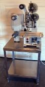 612 Cosmos Tabletop Semiautomatic pressure sensitive labeler dispenser complete with Norwood hot