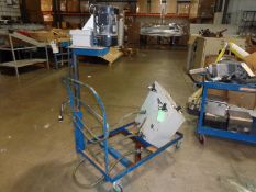 Mixer and Drive unit on cart for 55 gallon drum mixing -  110 Volts   (LOCATED IN IOWA, FOB