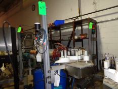 2005 Markem Portable Labeler, Type 300 L/H, S/N 05C3D4049 with Label Applicator, Mounted on Stand,