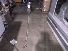 Flexicon-Type Powder Auger with Motor and drive approximately 8 ft length. (LOCATED IN IOWA,