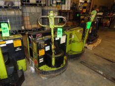353 CLARK Electric Pallet Jack, 4000lb capacity - Model #P60C, Serial # P465-0284-5730FA -- (LOCATED