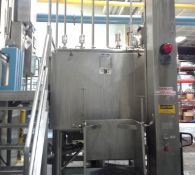 2005 Walker 750 Gallon Jacketed Liquifier, Model 750 Liqui-Mixer, S/N SPG 54208, 316L S/S, 100 HP,