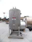 GE Osmonics Stainless Steel Carbon Filter Tank, Model 100 Gallons/Minute Flow, S/N 38873, 50 Cubic