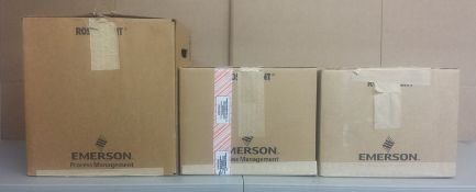 (3) Rosemount 3051 Pressure Transmitters Sealed 3051CD2 , 3051S1CG3 , 3051TG3