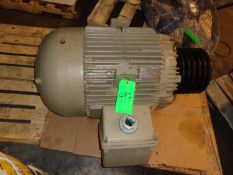 GE 60 hp Motor, Frame 404T, 1190 RPM, 460 V, 3 Phase  (LOCATED IN IOWA, FOB INCLUDED WITH SALE