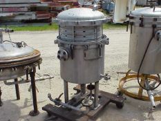 Sparkler Pressure Leaf Filter, Horrizontal Plate Filter, Model 18-D-8, S/N 17807, Rated 60 PSI @ 350