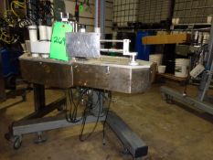 Markem Labeler, Model CIM 300, Patented #2248051 with Label Applicator, Mounted on Stand (LOCATED IN