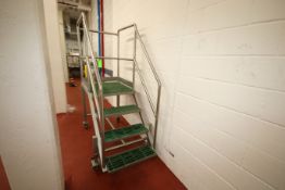 Marschant Schmidt S/S Portable Stairs, ID #014776-034 with Plastic Grating and Handrails (Line #36)