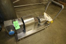 APV Portable Positive Displacement Pump, Size R6, S/N 1000002319615-09 with 3