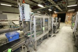 Wexxar Box Sealer, Model WSH06, S/N 2259 with Nordson 3400V Gluer and Allen Bradley 1000 PLC