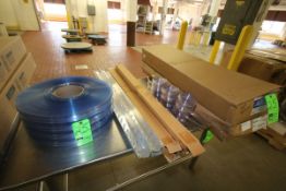 Aleco ES Robbins Clear Flex II Strip Doors with Hardware, (1) 8