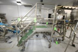 Marchant Schmidt S/S Operators Platform, ID #7140-015 with Plastic Grating and S/S Handrails (