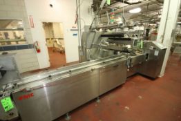 Campbells Sasib Horizontal Wrapper, Model WS-20II LH, S/N 4659-3027-RH with Infeed Stacker, Indramat