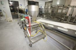 Marchant Schmidt S/S Ingredient Feeder, ID #18740-001, Mounted on Portable Stand with Allen