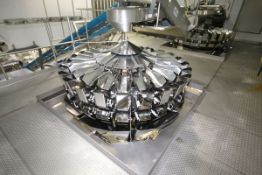2001 Ishida 24-Head S/S Rotary Bucket Scale, Model CCW-M-224W- D/30-WP-3A, S/N 42240, Job #00/14832,