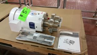 New SPX/WCB 10 hp Centrifugal Pump, Model 200LR Self-Priming with 316L Head, 2-1/2