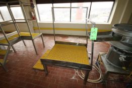 (4) Assorted S/S Operators Platform with Plastic Grating