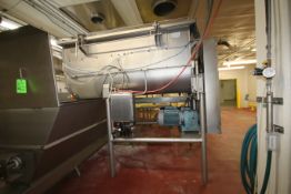 Mepaco 5,000 lb. Capacity S/S Twin Screw Ribbon Blender, Model 170, S/N 14605 with 31