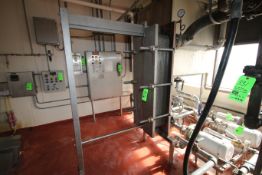 Chester Jenson S/S Plate Press, Type 48-M466F, S/N 4974244 with (60) S/S Plates and Painted Frame