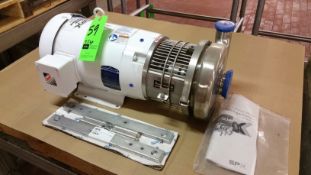 New SPX/WCB 7-1/2 hp Centrifugal Pump, Model C328, S/N 1000002401 with 3