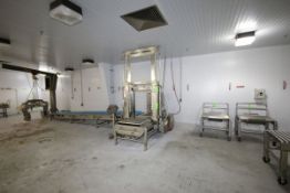 BULK BID 640 LB. CHEESE BLOCK CUTTER WITH SUPPORT EQUIPMENT INCLUDES LOT #431 TO LOT #438 (