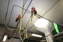 CM Shop Star 300 lb. Electric Hoist with Roll Lift Attachment (Line #16 South)