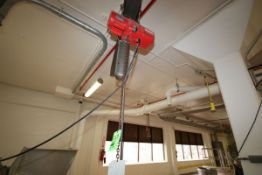 Dayton 1/2-Ton Electric Hoist with Trolley (NOTE: Beam Not Included)