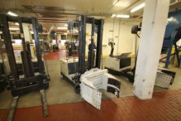 2008 Crown Aprox. 3,000 lb. 24-V Walk Behind Forklift, WB Series, Truck Type E, S/N 6A258719 with