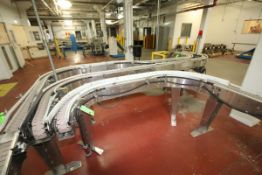 (3) Pc. Aprox. 52 ft. Total Garvey S-Configuration S/S Outfeed Conveyor with 3-1/4