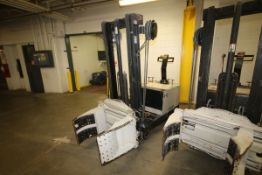 2008 Crown Aprox. 3,000 lb. Capacity 24-V Walk-Behind Forklift, WB Series, Model 300WBTL,
