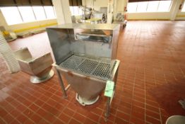 Thru-Floor S/S Ingredient Feed  Hopper with Aprox. 31