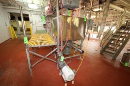 BULK BID BLENDER/LIKWIFIER WITH CENTRIFUGAL PUMP AND S/S OPERATORS PLATFORM INCLUDES LOT #168 TO LOT