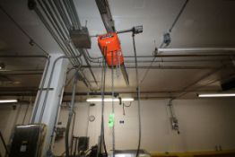 CM Lodestar 2-Ton Capacity Electric Hoist with Trolley (NOTE: Beam Not Included) (North Grinder)