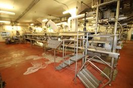 BULK BID - LINE #22 IWS CASTING LINE WITH CASTING TABLE, PUMPS & STACKERS INCLUDES LOT #736 TO