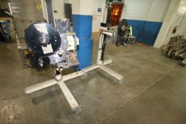 Label-Aire Labelers, Model 2111, SN 6-80468510 and S/N 6-4537850, Mounted on Stands