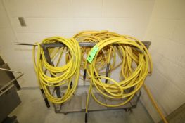 Hose Rack with Hoses