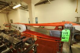 Eagle Belt 8-Station Conveyor, Aprox. 17 ft. L x 32