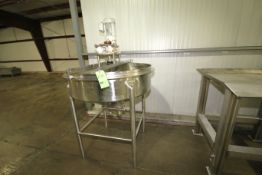 S/S Surge Hopper/Kettle, S/N 07251-0000 with Scrape Surface Agitator (NOTE: Not Complete - Missing