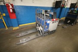 2005 Crown Aprox. 6,000 lb. Capacity 24 V Electric Ride-On Pallet Jack, Model PR3040-60, S/N