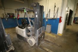 2005 Crown Aprox. 4,000 lb. Capacity 36 V Sit-Down Electric Forklift, Model SC4020-35, Truck E, S/