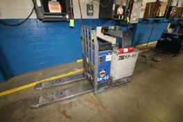 2005 Crown 6,000 lb. Capacity 24 V Electric Ride-On Pallet Jack, Model PR-3040-60, S/N 6A224962 (
