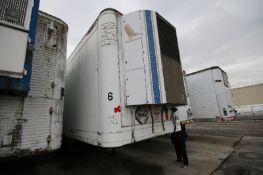 1989 Great Dane 48 ft. Tandem Axle Trailer, VIN #1GRGC9623EB026113 with Thunderbird Reefer (Unit #6)