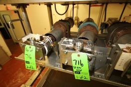 SPX/APV Size R1 Positive Displacement Pumps, S/N 1000002453174 and S/N 1000002746900 with 1-1/2