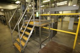 Operators Platform with Plastic Grating, Safety and Hand Rails (Line #21)