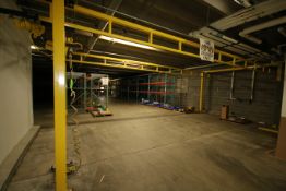 Film Roll Handling System includes: Lode Rail Overhead 500 lb. Capacity Crane System Utilized for