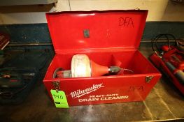 Milwaukee Electric Drain Cleaner with Case