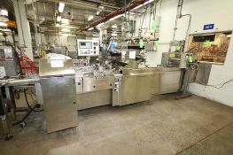 2000 Campbells Sasib Horizontal Wrapper, Model WS-20II RH, S/N 5107-0096 with PLC Controls, Sasib